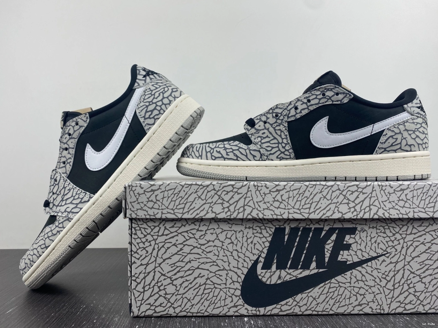 OG 1 Cement Black Jordan Retro Low CZ0790-001 - 1025